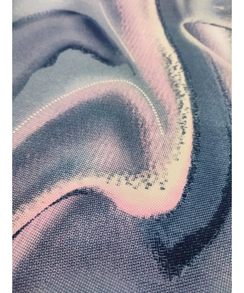 Elastyczna dzianina z fantazyjnym wzorem - piasek pustyni